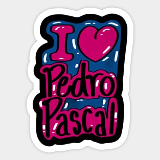 Pedro Pascal Shirt Sticker